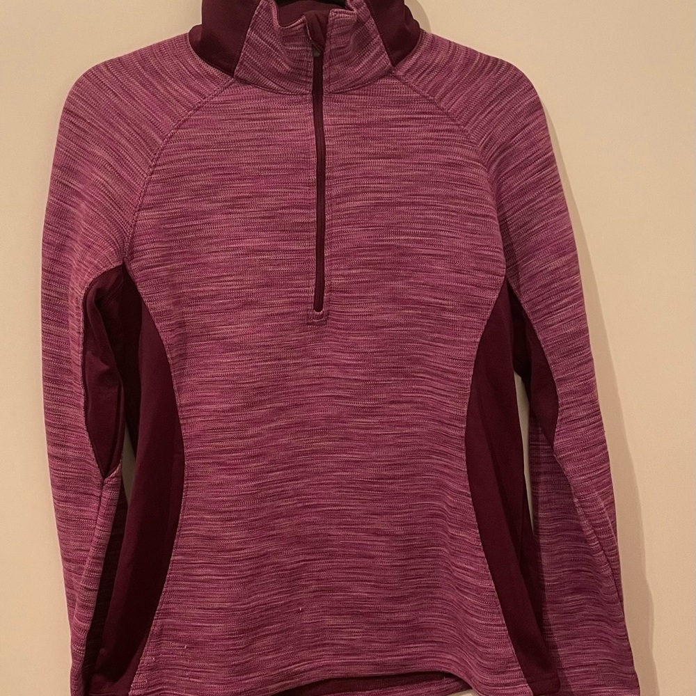 Maroon Columbia Half Zip Pullover Size Large
